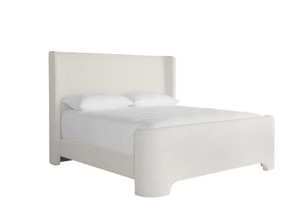 Sunpan Ives Bed King in Copenhagen White
