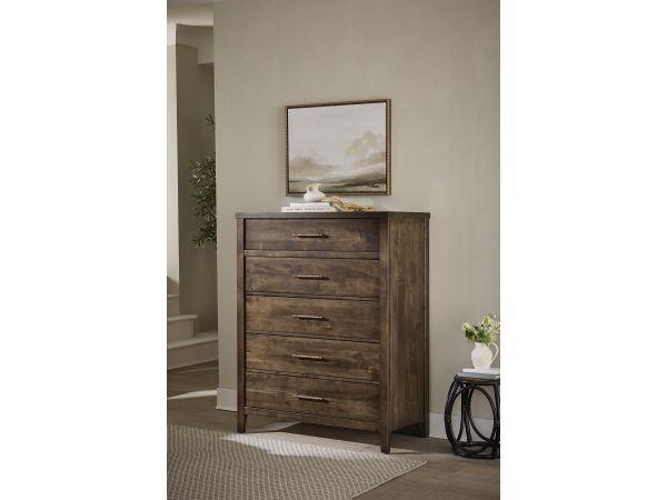 Artisan & Post Pure Maple Chest - 5 Drawer in Maple Syrup
