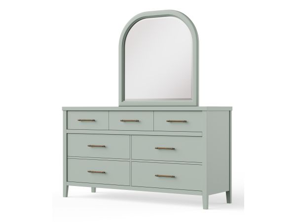 Artisan & Post Pure Maple Arch Mirror in Sage