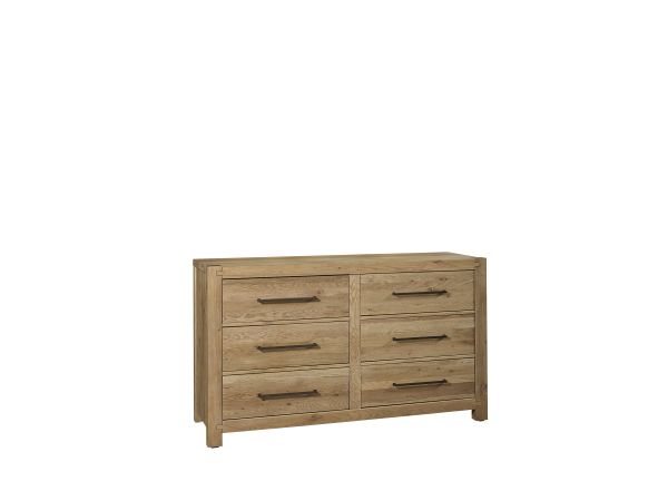 Artisan & Post Joinery Dresser - 6 Drawer in Natural Oak 