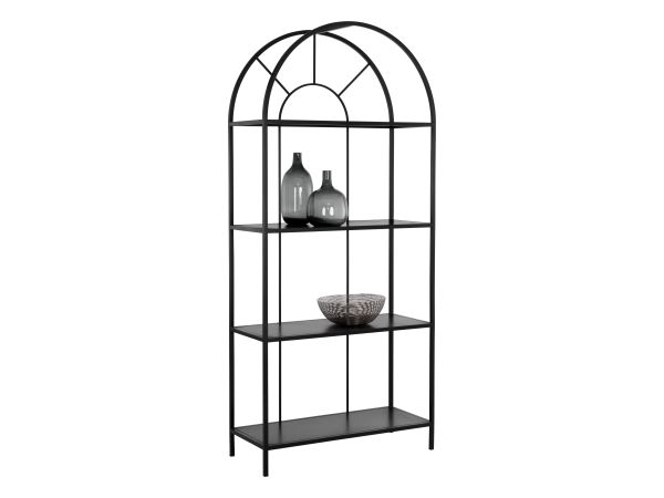 Sunpan Alcove Bookcase in Black