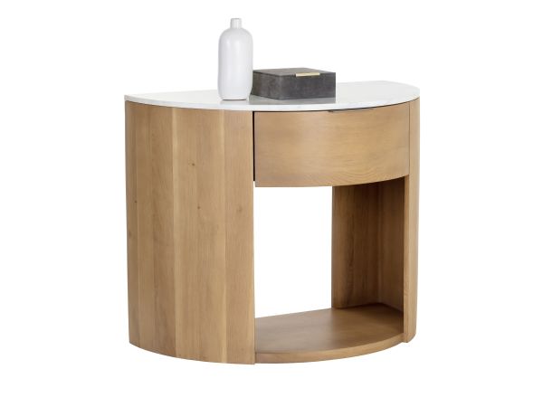 Sunpan Stella Nightstand in Natural