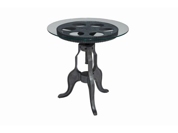 Kincaid Furniture Modern Classics Gear End Table in Gray