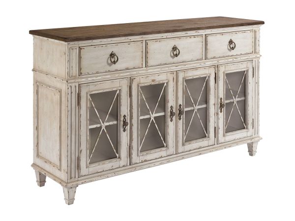 American Drew Southbury Sideboard in Fossil/Parchment