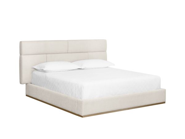 Sunpan Beckham Bed King in Chacha Cream