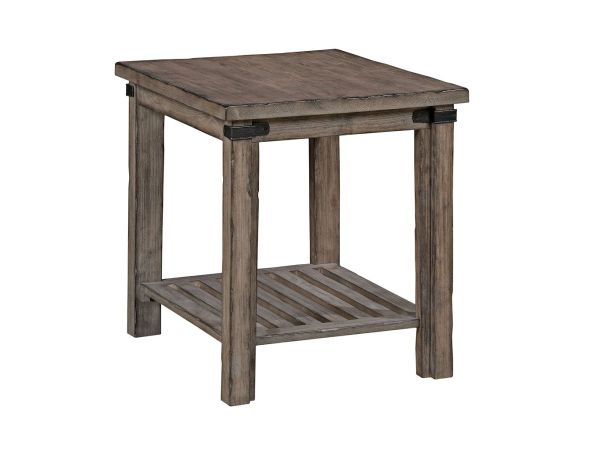 Kincaid Furniture Foundry End Table in Driftwood