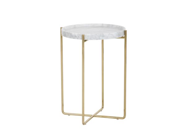 Sunpan Liv End Table in Yellow Gold