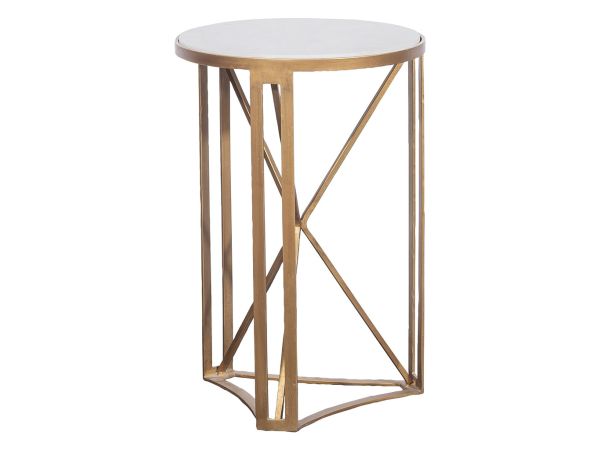 Fairfield Chair Libby Langdon Rogers Chairside Table in Champagne