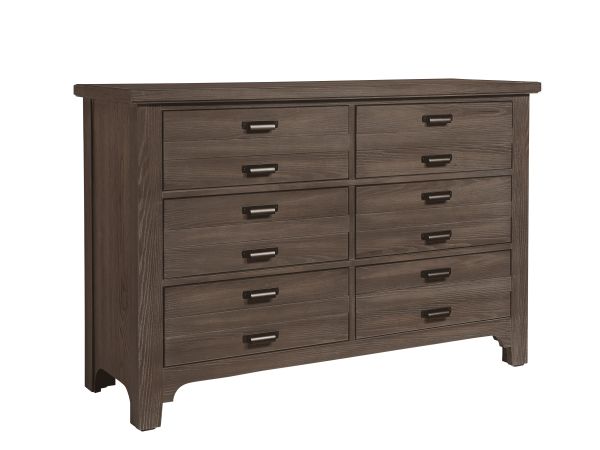 Vaughan Bassett LM Co Home Bungalow Double Dresser - 6 Drawer  
