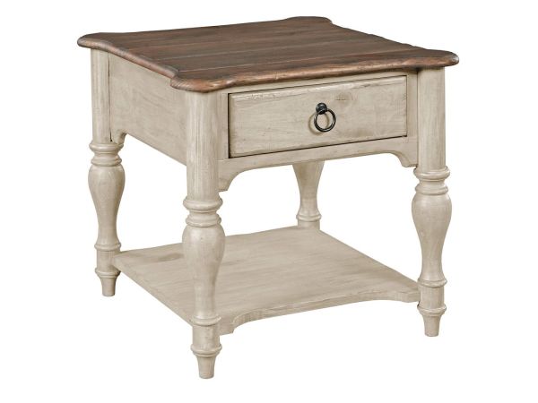 Kincaid Furniture Weatherford End Table in Cornsilk
