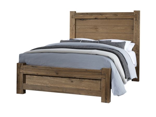 Vaughan Bassett Dovetail Queen Poster Bed with Poster FB in Natural 