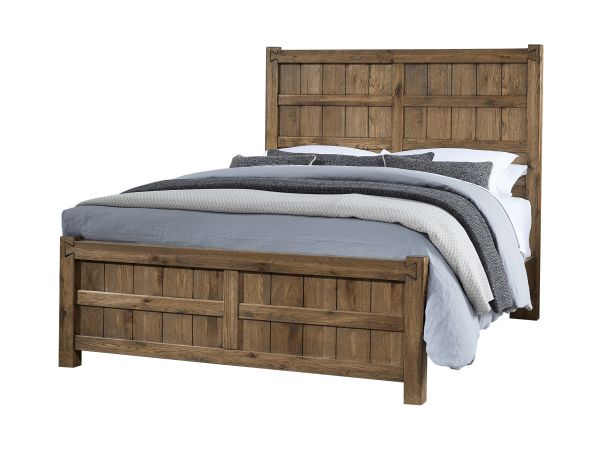 Vaughan Bassett Dovetail Queen Board & Batten Bed in Natural 