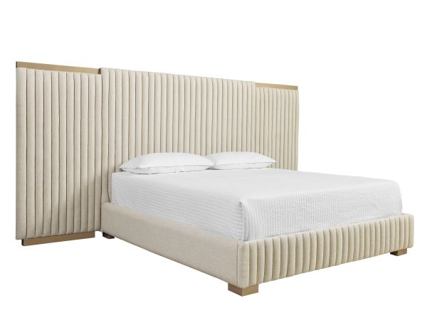 Sunpan Tarrant Bed King in Monument Oatmeal