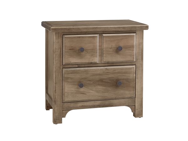 Vaughan Bassett Cool Farmhouse Nightstand - 2 Drawer 