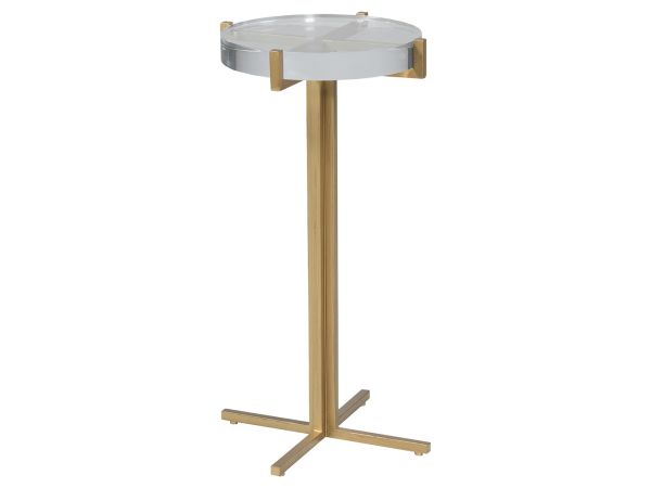 Fairfield Chair Lindsay Drink Table in Gold