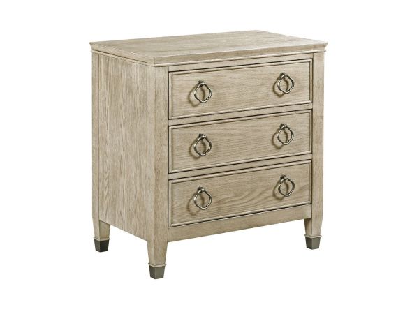 American Drew Vista Prescott Nightstand in Oyster