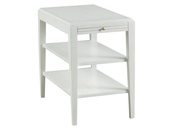 Fairfield Chair East Camden Chairside Table in Pearl