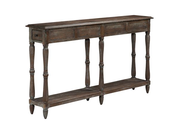 Fairfield Chair Rustique Console Table in Rustique