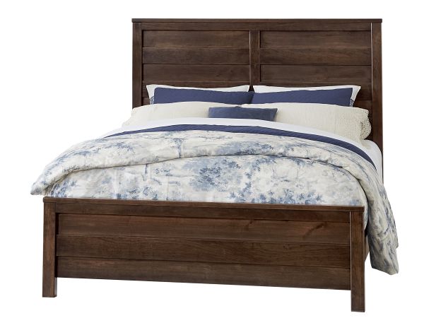 Vaughan Bassett Lancaster County Queen Casual Bed in Amish Walnut 