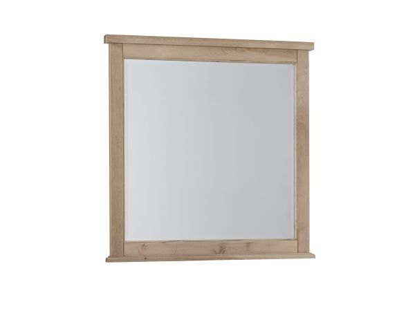 Vaughan Bassett Woodbridge Landscape Mirror in Clear Maple 