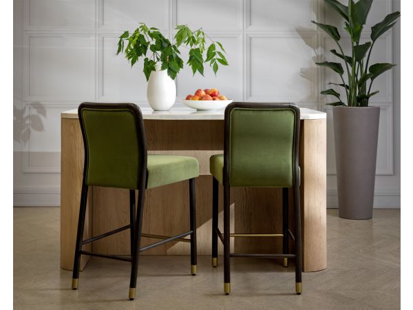 Sunpan Romilly Kitchen Island 62" in Light Wash