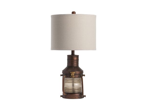 Crestview 27"H Copper Lantern Table Lamp