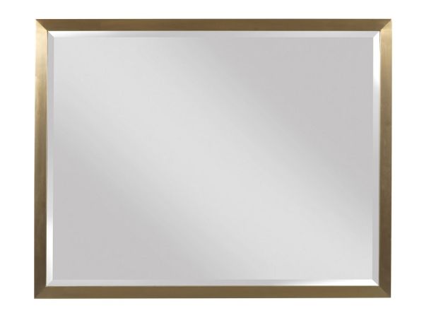 American Drew Lenox Anaheim Mirror in Champagne Brassy