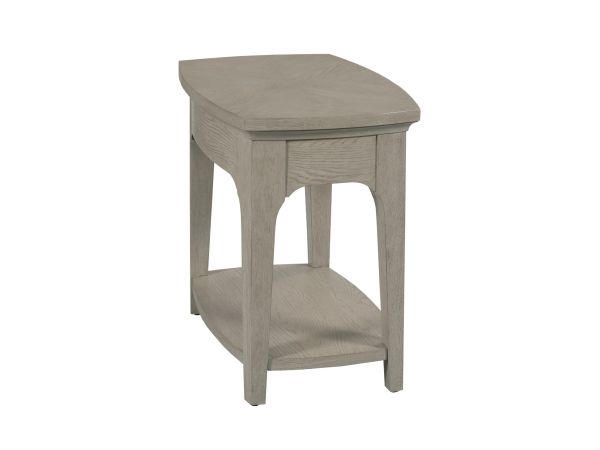 American Drew Milan Avery Chairsdie Table in Stone Metal