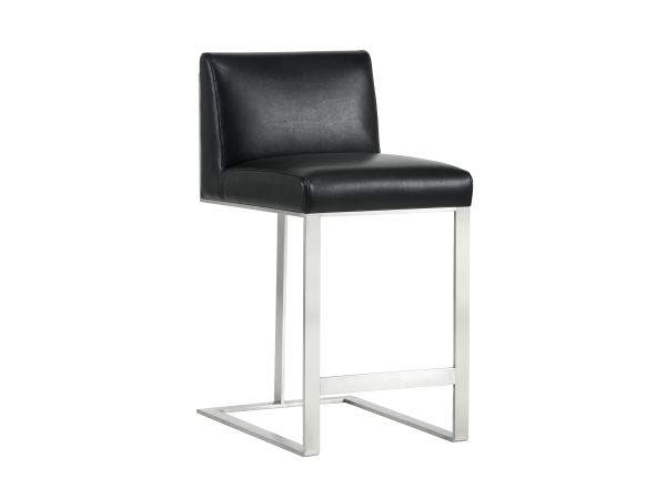 Sunpan Dean Counter Stool - Stainless Steel