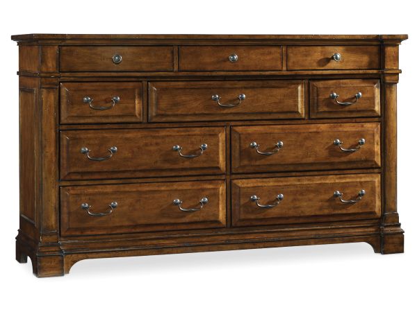 Hooker Furniture Tynecastle Dresser in Chestnut