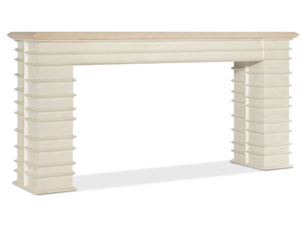 Hooker Furniture Commerce and Market Melrose Console Table in Alabaster