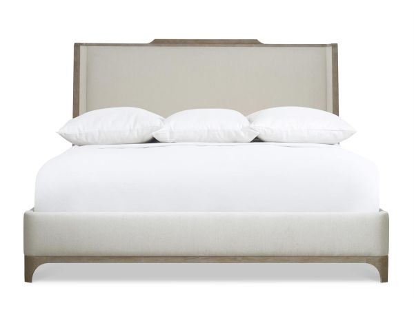 Bernhardt Furniture Albion Shelter Bed in Pewter
