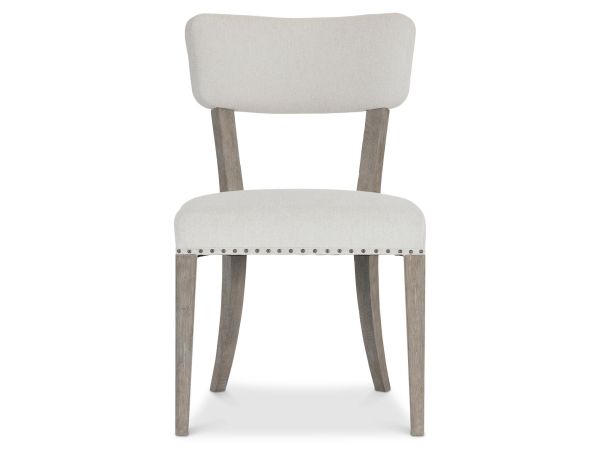 Bernhardt Furniture Albion Side Chair in Pewter