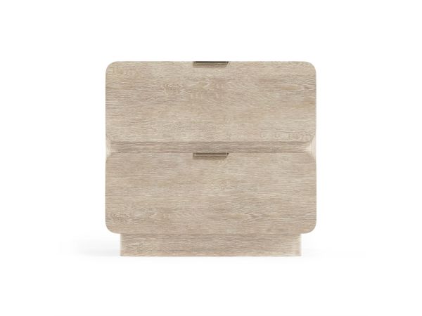 Bernhardt Furniture Antibes Nightstand in Pewter
