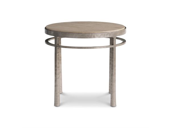Bernhardt Furniture Aventura Round Side Table in Marcona