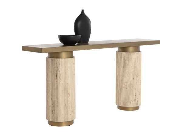 Sunpan Ashva Console Table in Natural