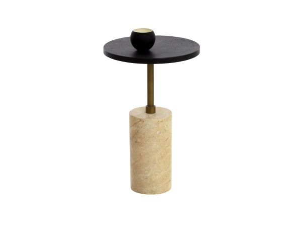 Sunpan Outdoor Saldo End Table in Natural