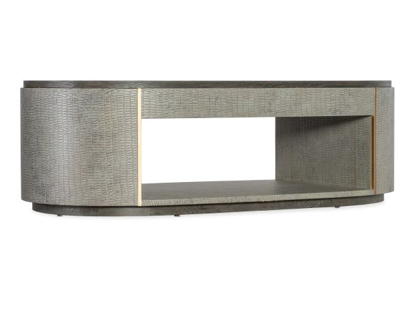 Hooker Furniture Melange Dylian Coffee Table in Gray
