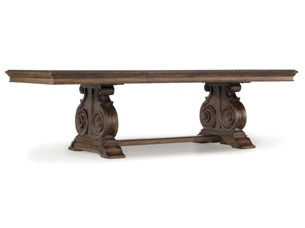 Hooker Furniture Rhapsody Rectangle Dining Table in Walnut