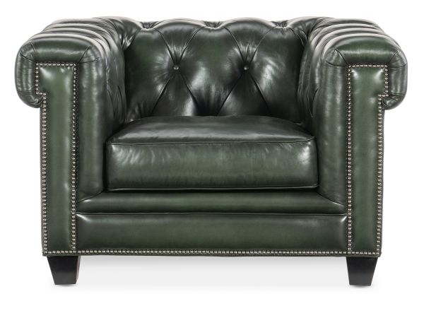 Hooker Furniture Charleston Tufted Chair in Green