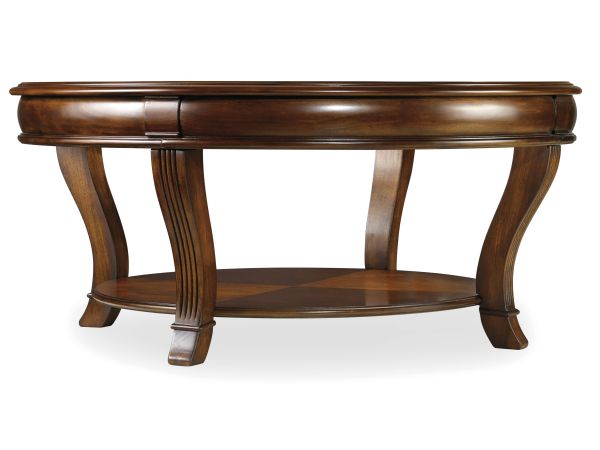 Hooker Furniture Brookhaven Round Cocktail Table in Cherry