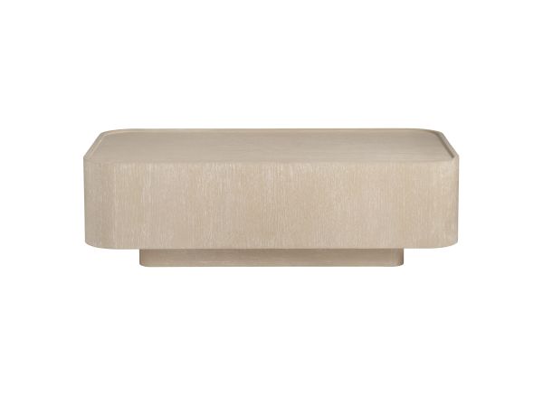 Crestview Solid Wood Rectangle Coffee Table Cocktail Table Tan With Cream Dry Brushing