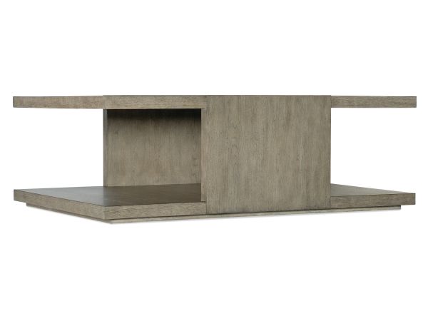 Hooker Furniture Linville Falls Overlook Trails Cocktail Table in Mink