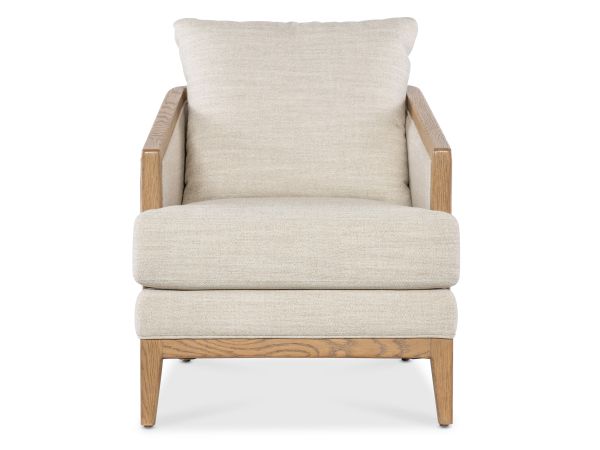 Hooker Furniture Enveyed Stationary Chair in Cashew