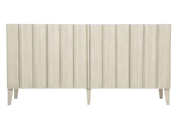 Bernhardt Furniture East Hampton Entertainment Credenza in Cerused Linen