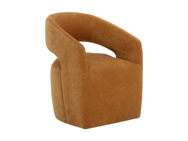 Sunpan Lloret Wheeled Dining Armchair