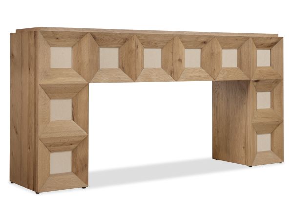 Hooker Furniture Commerce and Market Haven Console Table in Medium Wood