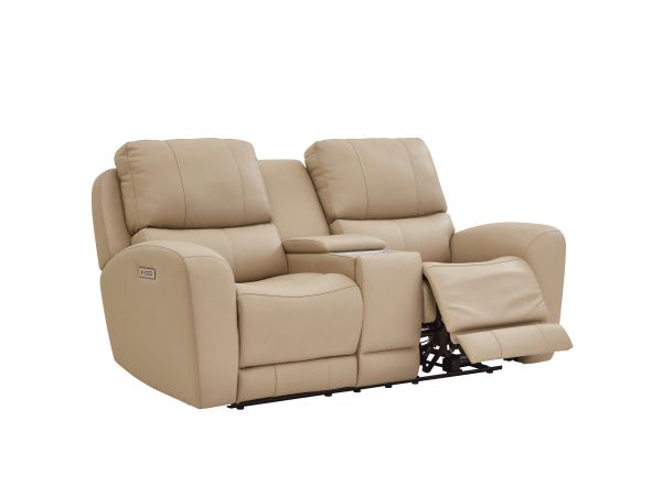 Leather Italia Bel Vista Console Loveseat 