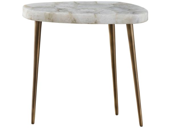 Universal Furniture Erinn V Fino Short Side Table in Two Tone