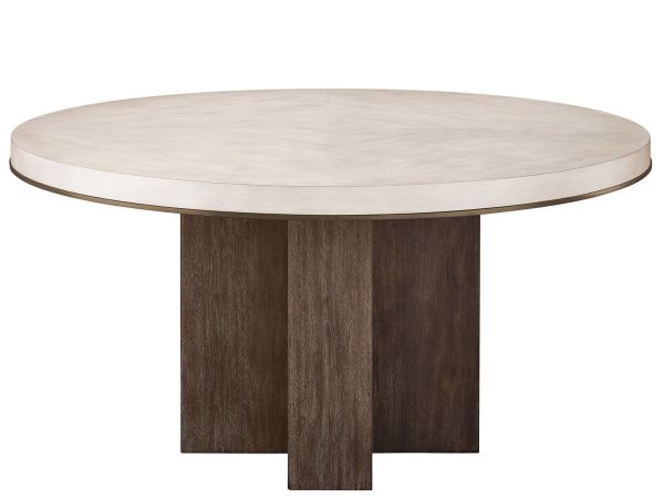 Universal Furniture Erinn V Topanga Round Dining Table in Two Tone